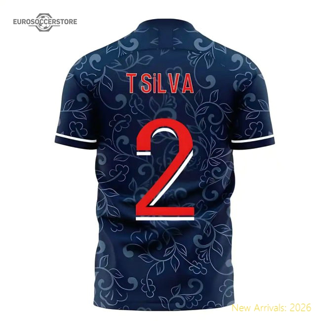 Paris 2025-2026 Home Concept Football Kit (Libero) (T.SILVA 2)-Vantage Point Soccer